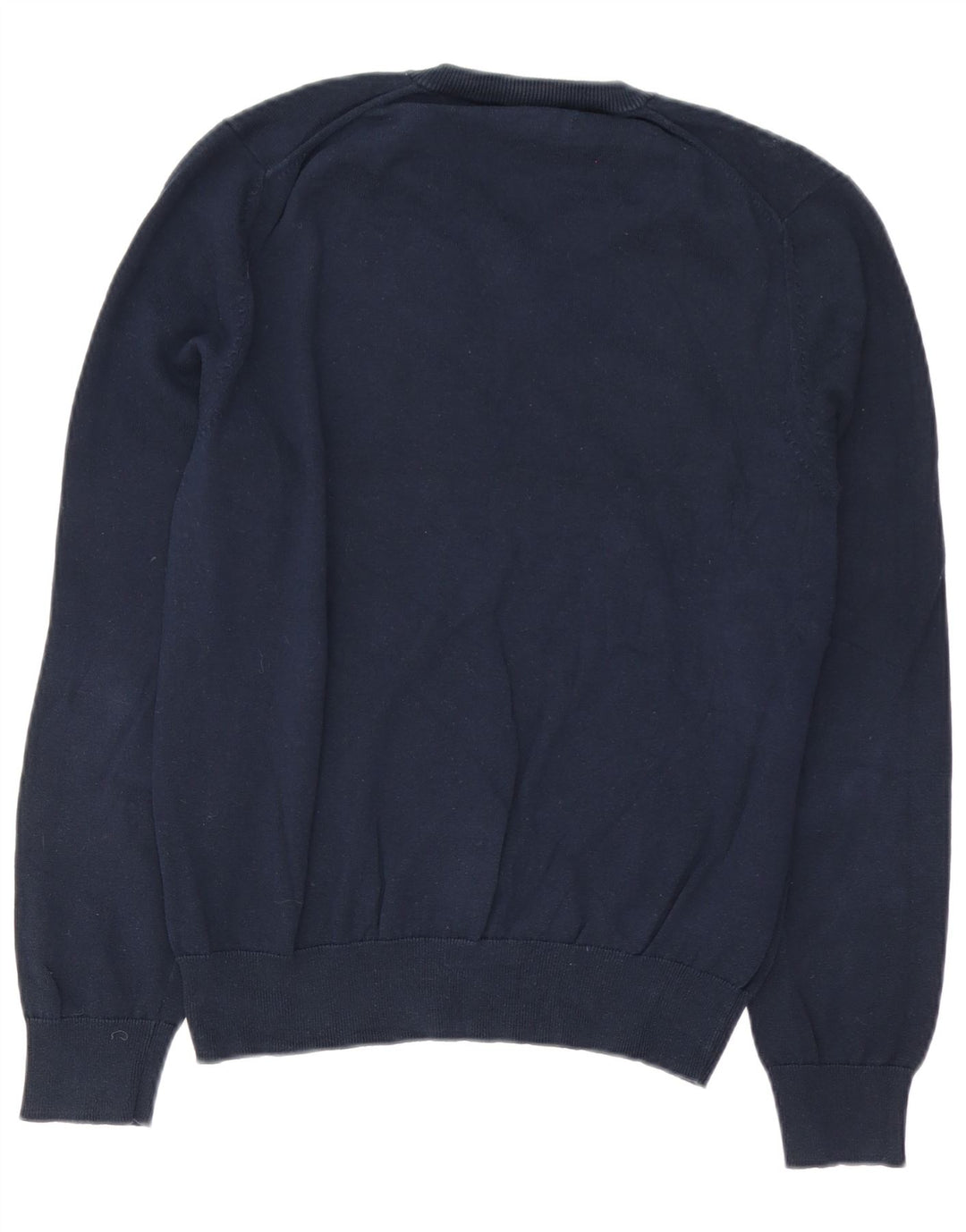 Marks & Spencer Herre V-hals sweater Medium marineblå bomuld