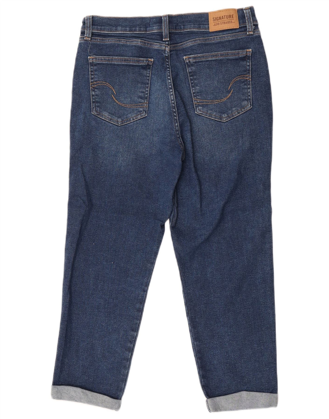 Levi's Womens Boyfriend Cropped Jeans US 6 Medium W28 L24 Blue Cotton