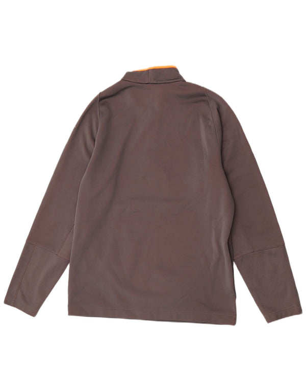 Nike Herre Therma-Fit Sweatshirt med lynlås i halsen Medium Grå Flecked
