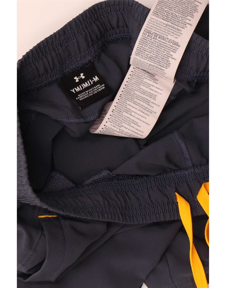 Under Armour Boys Sports Shorts 9-10 år Medium Navy Blue Colourblock