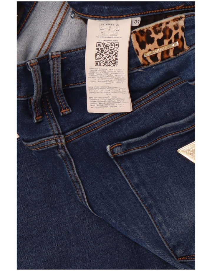 GUESS Kvinder Annette Skinny Jeans W31 L29 Marineblå Bomuld