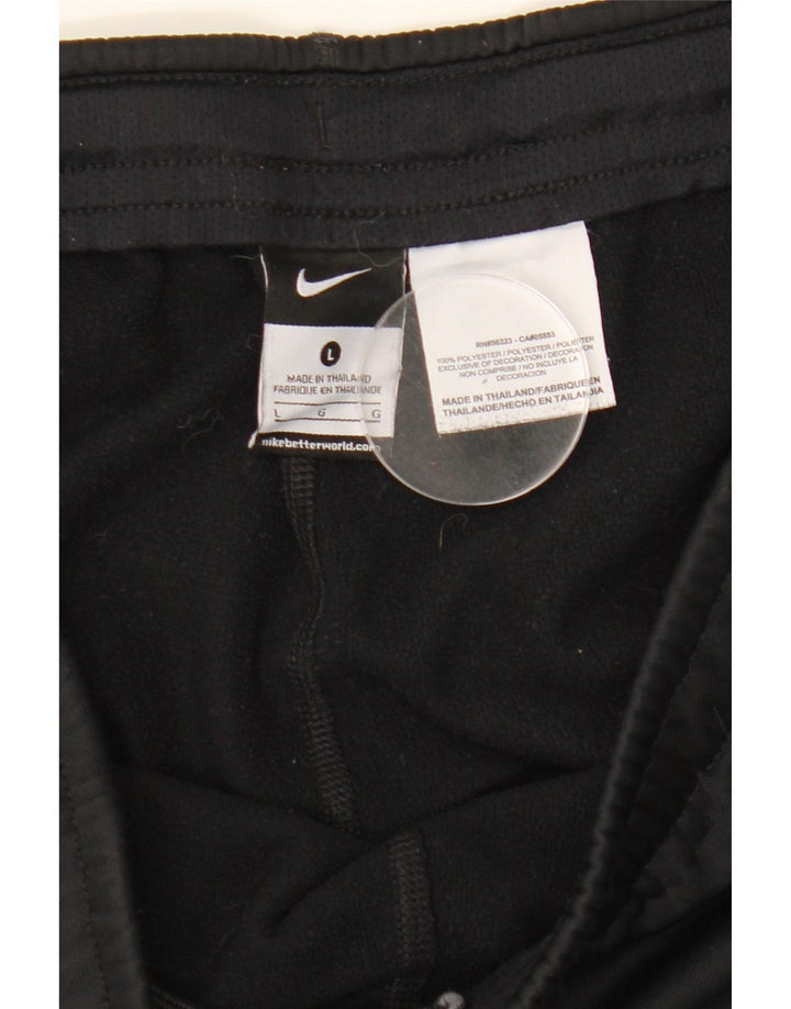 Nike herre Therma-Fit træningsdragt bukser, store sorte polyester
