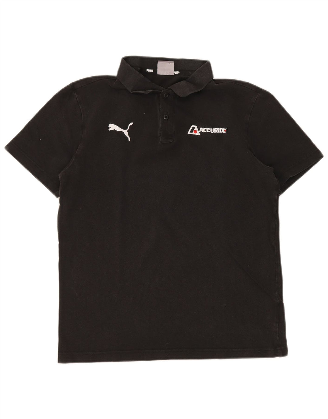 PUMA Poloshirt til mænd Medium Sort bomuld