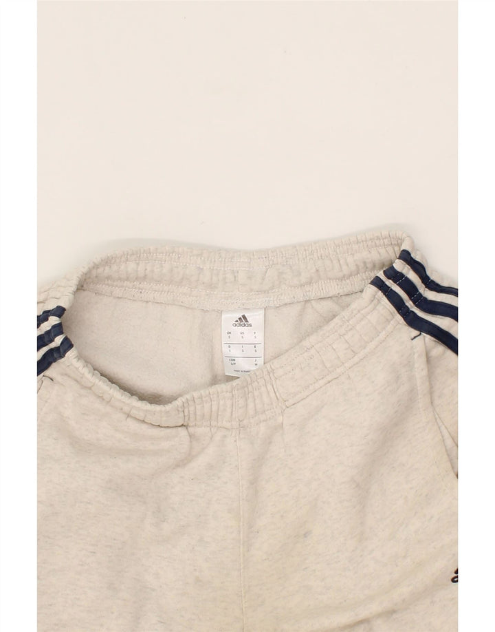 ADIDAS Mens Graphic Tracksuit Trousers Joggers Small Beige Polyester Vintage Adidas and Second-Hand Adidas from Messina Hembry 