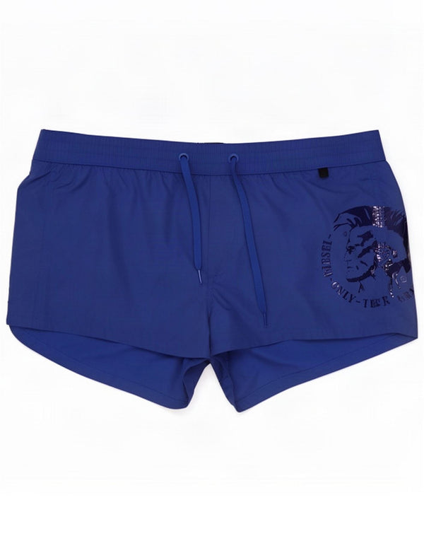 Diesel Grafiske badeshorts til mænd Medium Blue