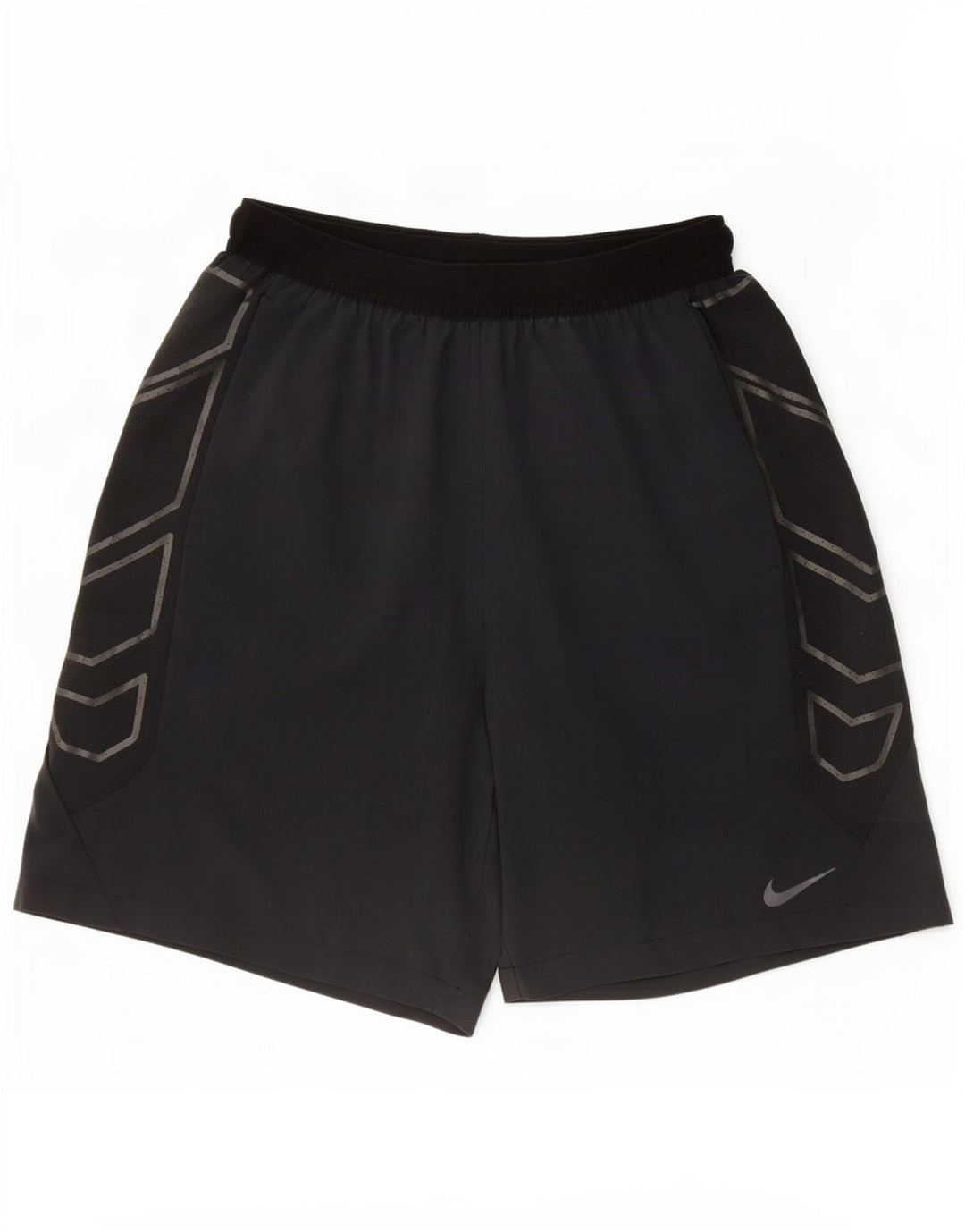 Nike sportsshorts til mænd, store sorte polyester