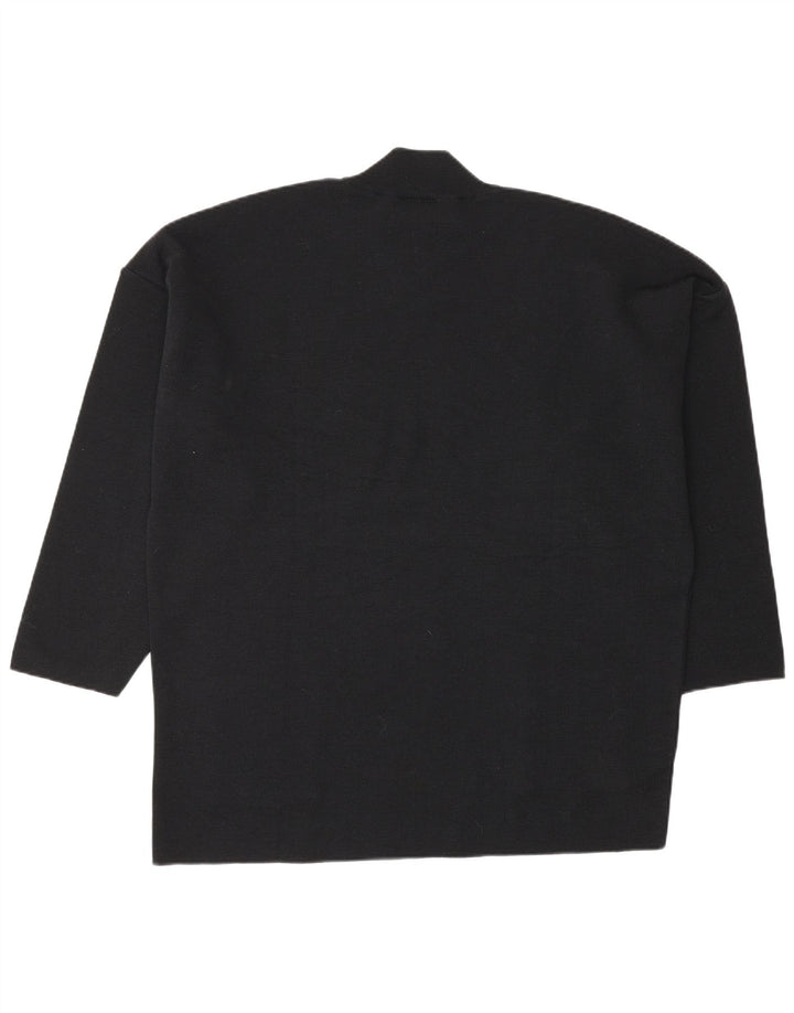 Arnaud & Thierry Gillier Dame Turtle Neck Jumper Sweater UK 14 Medium Bla