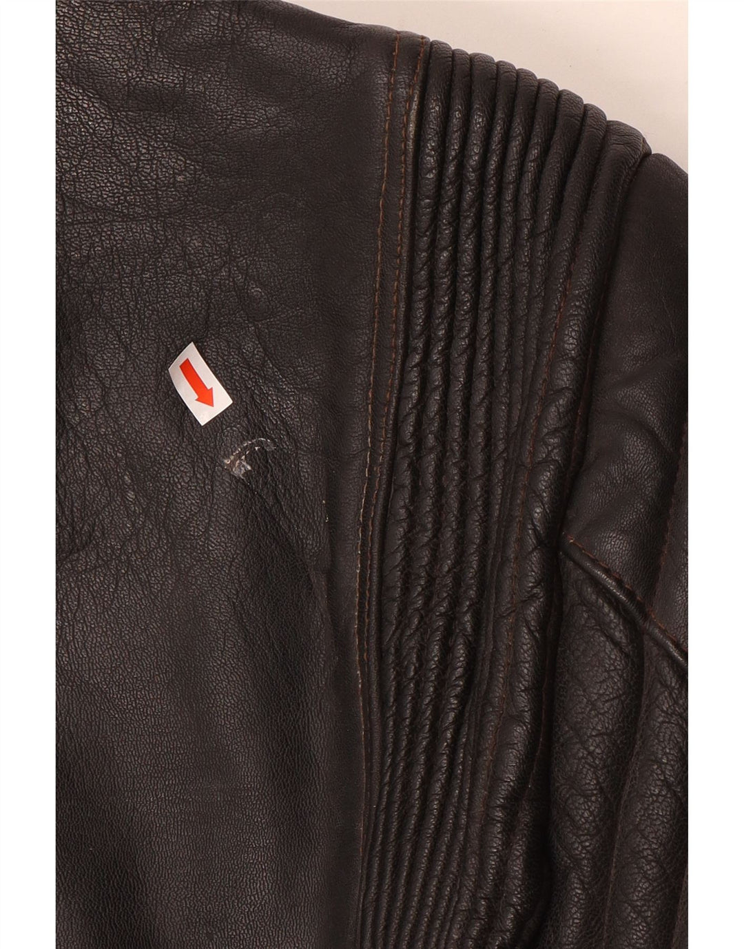 Modeka Herre Læder Biker Jacket UK 38 Medium Sort Læder
