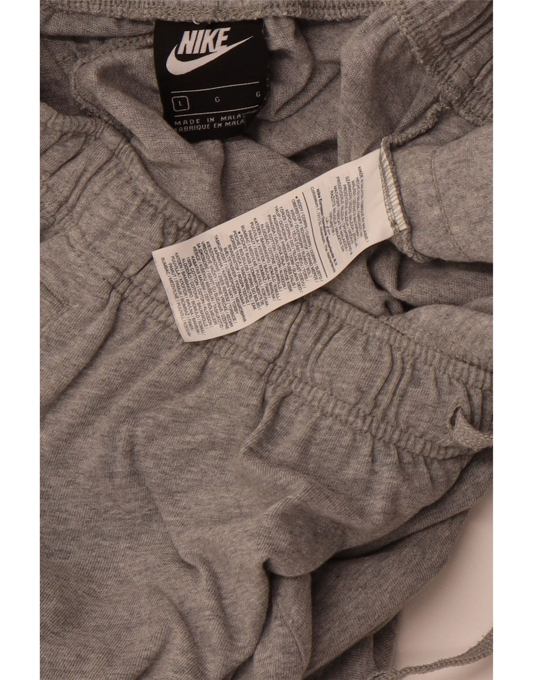 NIKE Sportsshorts til mænd, store grå bomuld