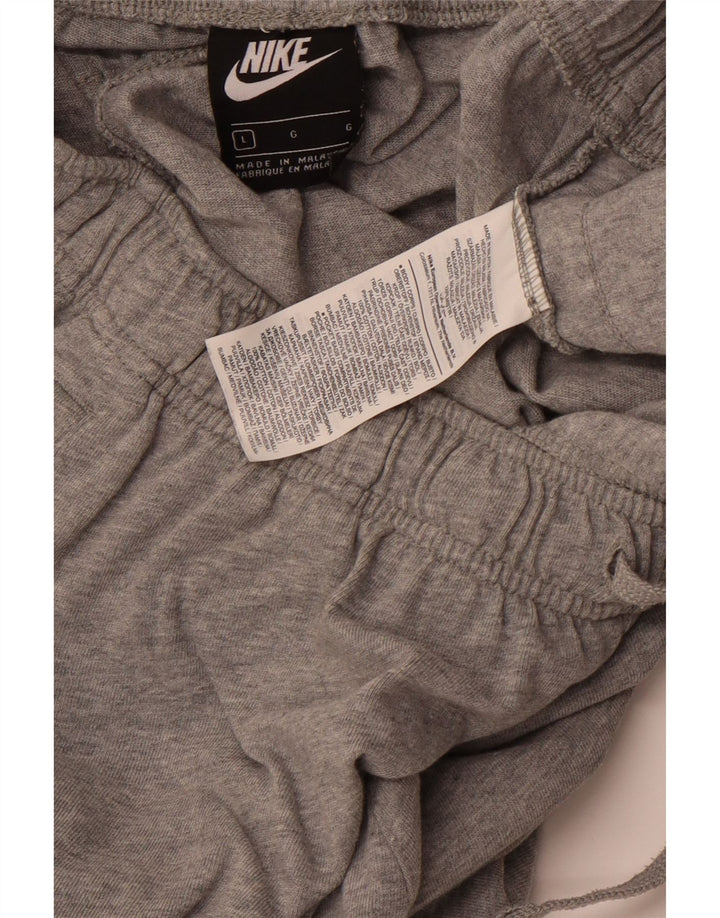 NIKE Sportsshorts til mænd, store grå bomuld