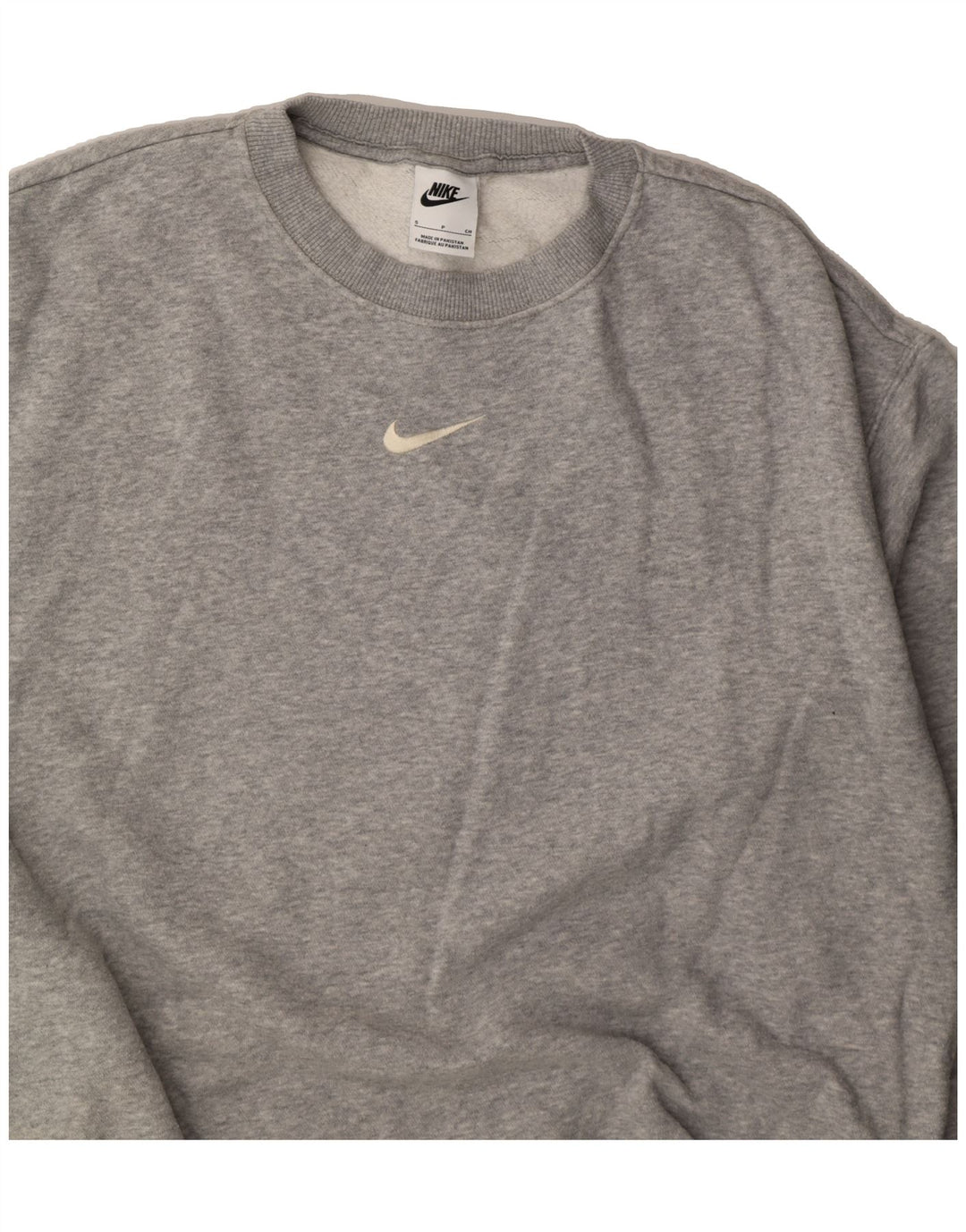 NIKE Mens Sweatshirt Jumper Small Grey Cotton Vintage Nike and Second-Hand Nike from Messina Hembry 