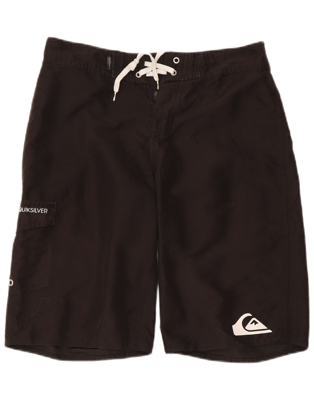 Quiksilver grafiske badeshorts til mænd, små sorte polyester