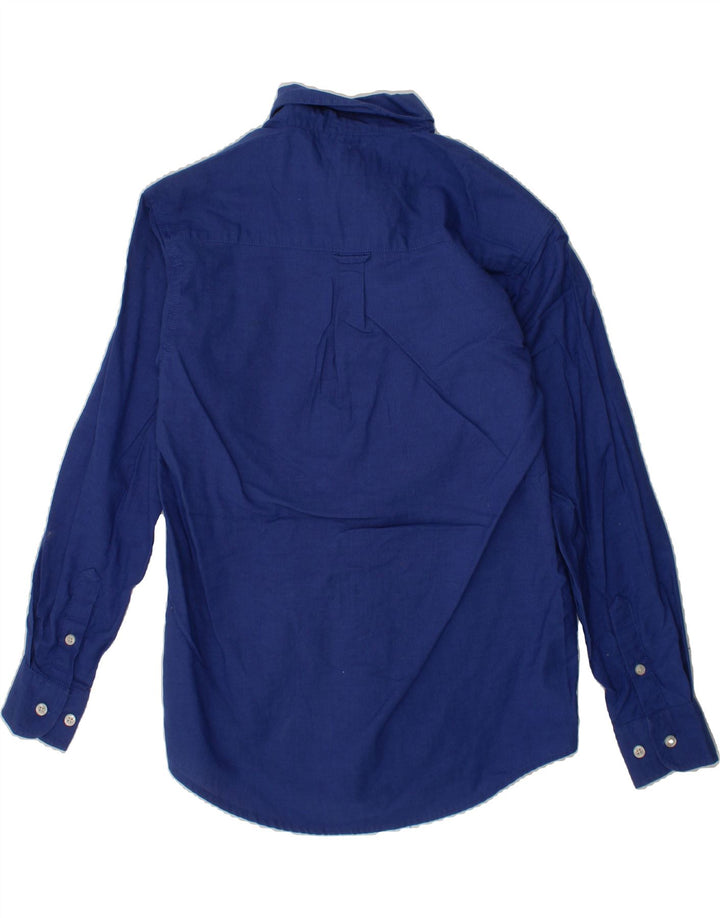 CHAPS Boys Shirt 9-10 Years Blue Cotton Vintage Chaps and Second-Hand Chaps from Messina Hembry 
