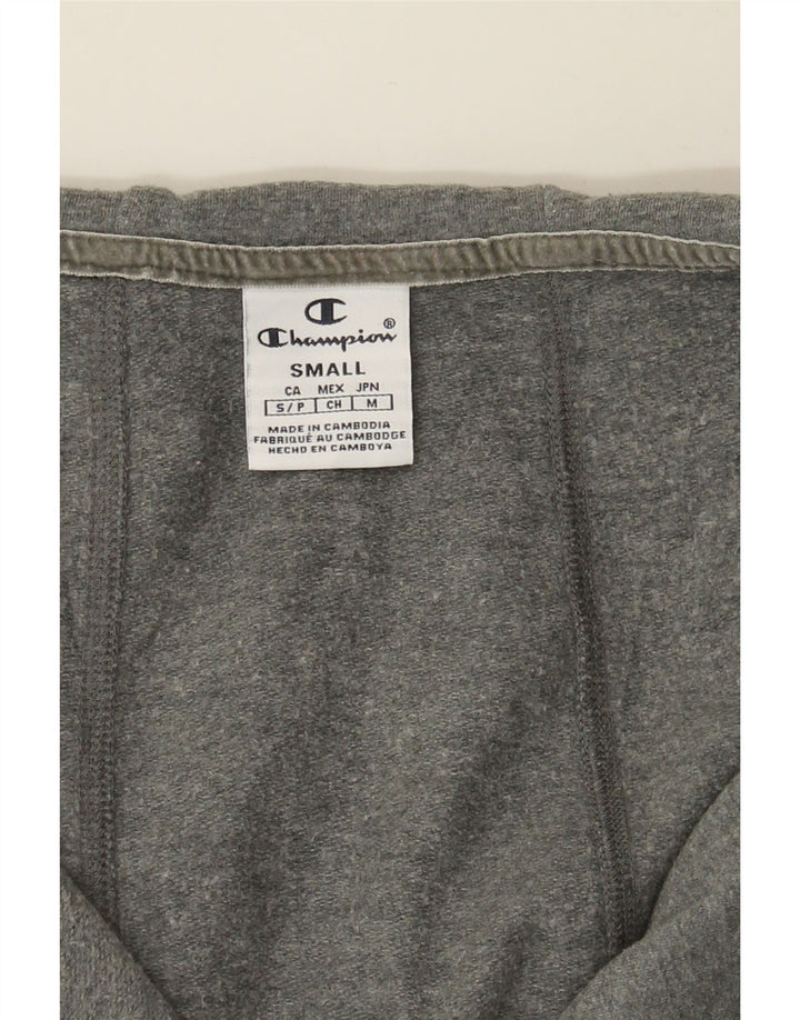 CHAMPION Womens Oversized Zip Hoodie Sweater UK 10 Small Grey Vintage Champion and Second-Hand Champion from Messina Hembry 