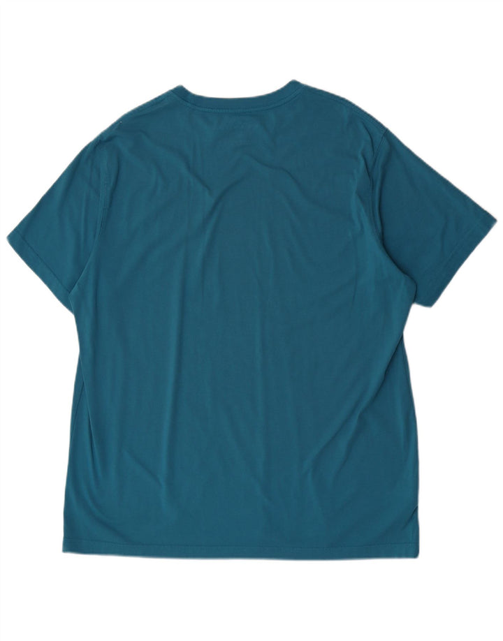 Eddie Bauer Herre T-Shirt Top XL Blå Bomuld
