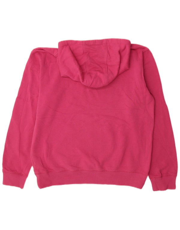 Animal Dame Grafisk Hoodie Jumper UK 18 XL Pink Bomuld