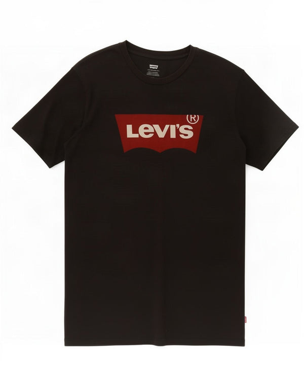 Levi's Herre grafisk T-shirt Top Medium Sort Bomuld