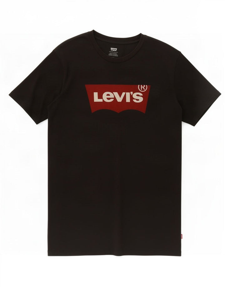 Levi's Herre grafisk T-shirt Top Medium Sort Bomuld