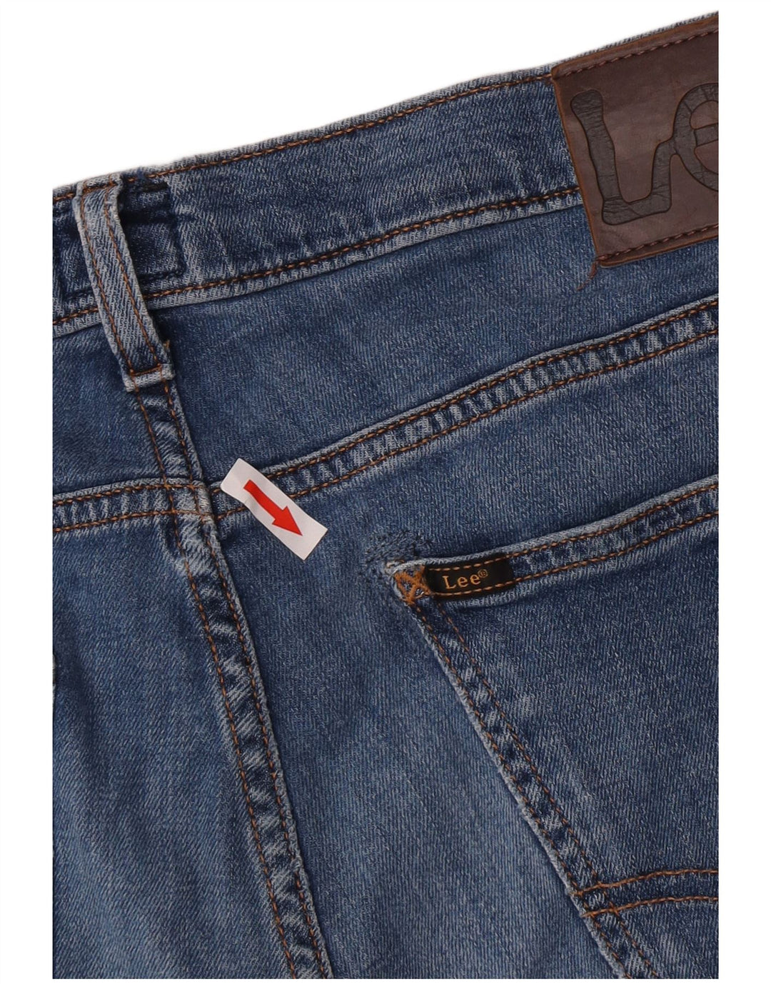 Lee Herre Luke Slim Jeans W32 L34 Blå Bomuld