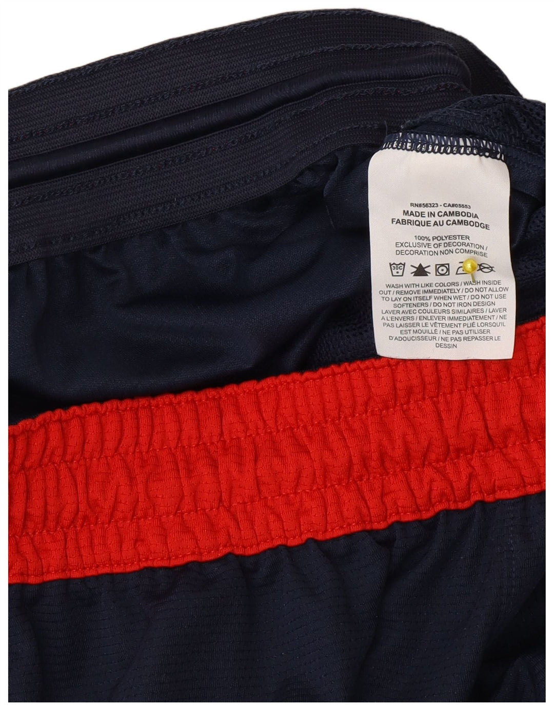 Nike Herre Dri Fit Sportshorts Små marineblå Colourblock Polyester