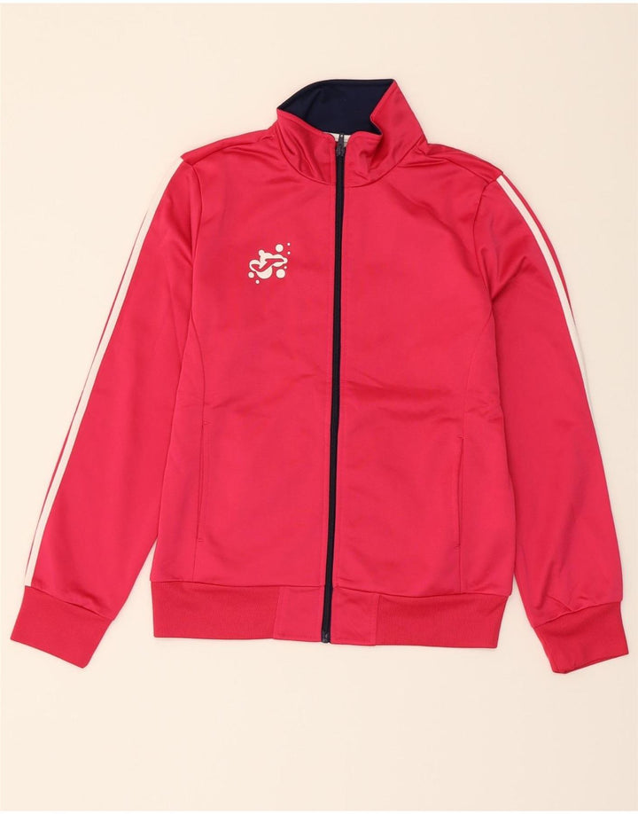 JOMA Womens Tracksuit Top Jacket UK 10 Small Pink Polyester Vintage Joma and Second-Hand Joma from Messina Hembry 