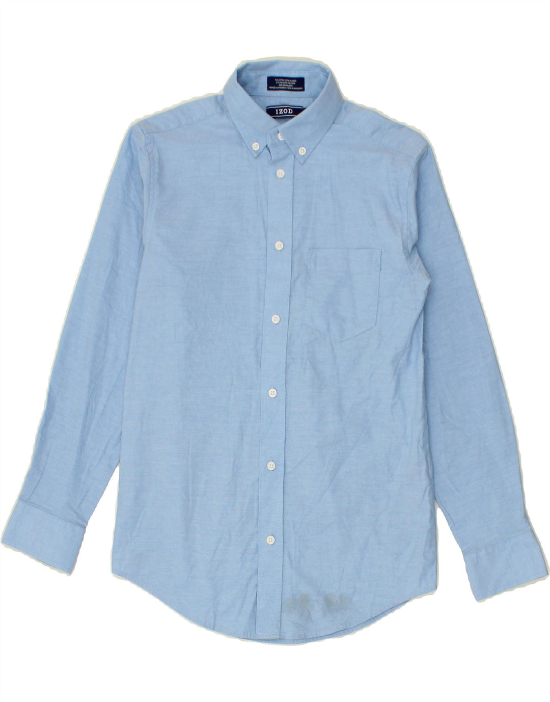 IZOD Boys Shirt 13-14 Years Blue Cotton Vintage Izod and Second-Hand Izod from Messina Hembry 
