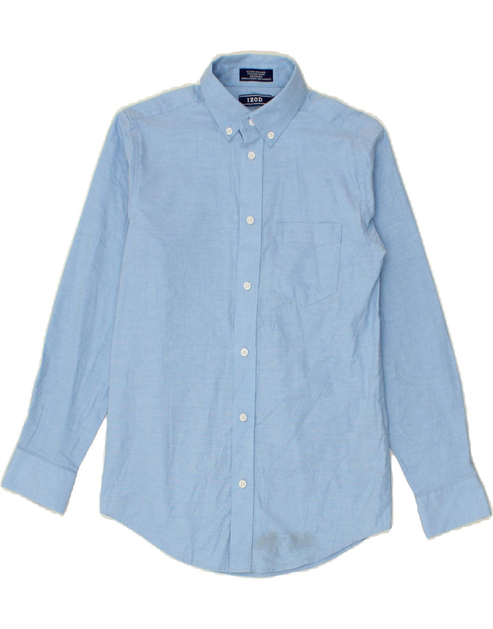 IZOD Boys Shirt 13-14 Years Blue Cotton Vintage Izod and Second-Hand Izod from Messina Hembry 