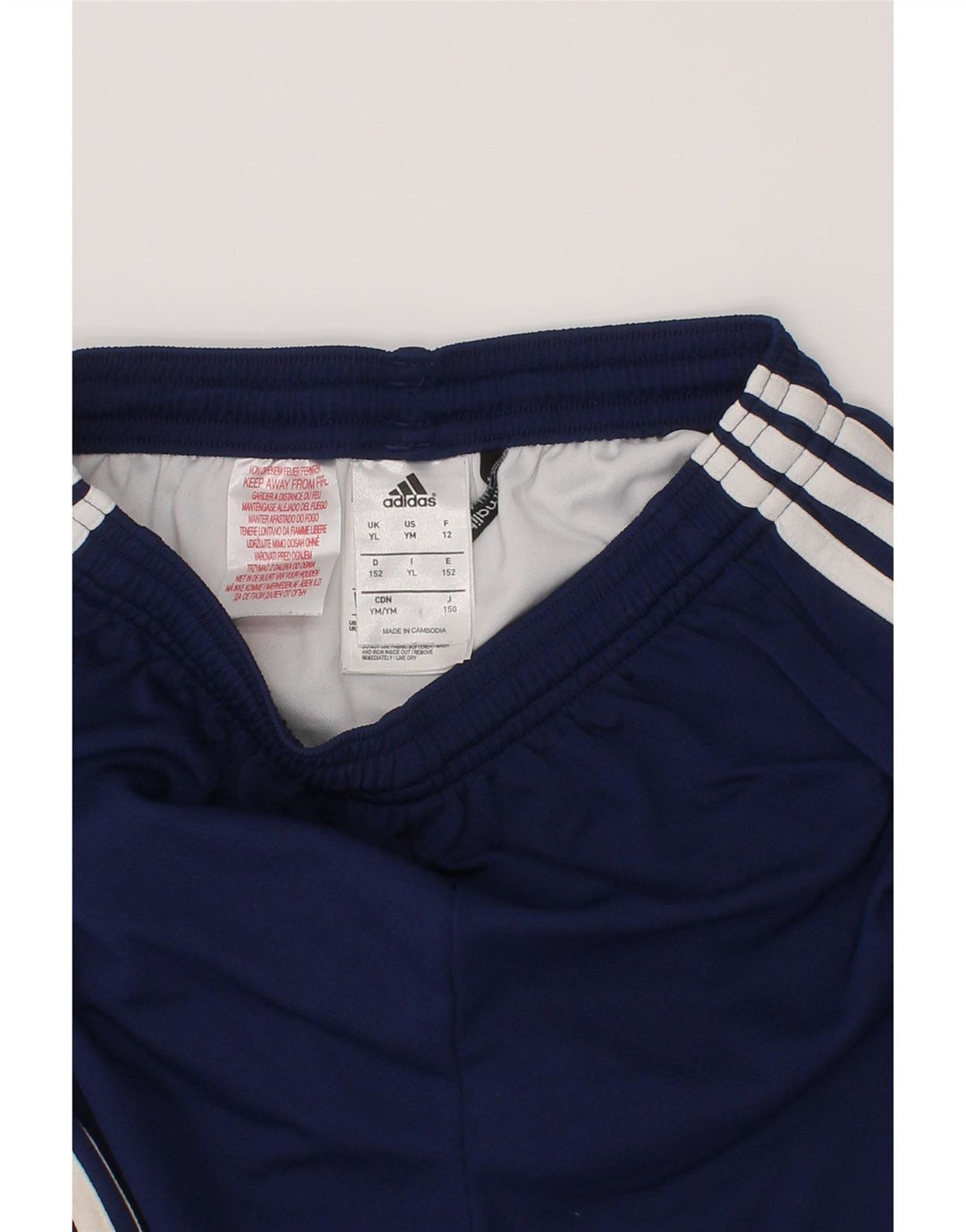 Adidas drenge Climalite sportsshorts 13-14 år marineblå polyester