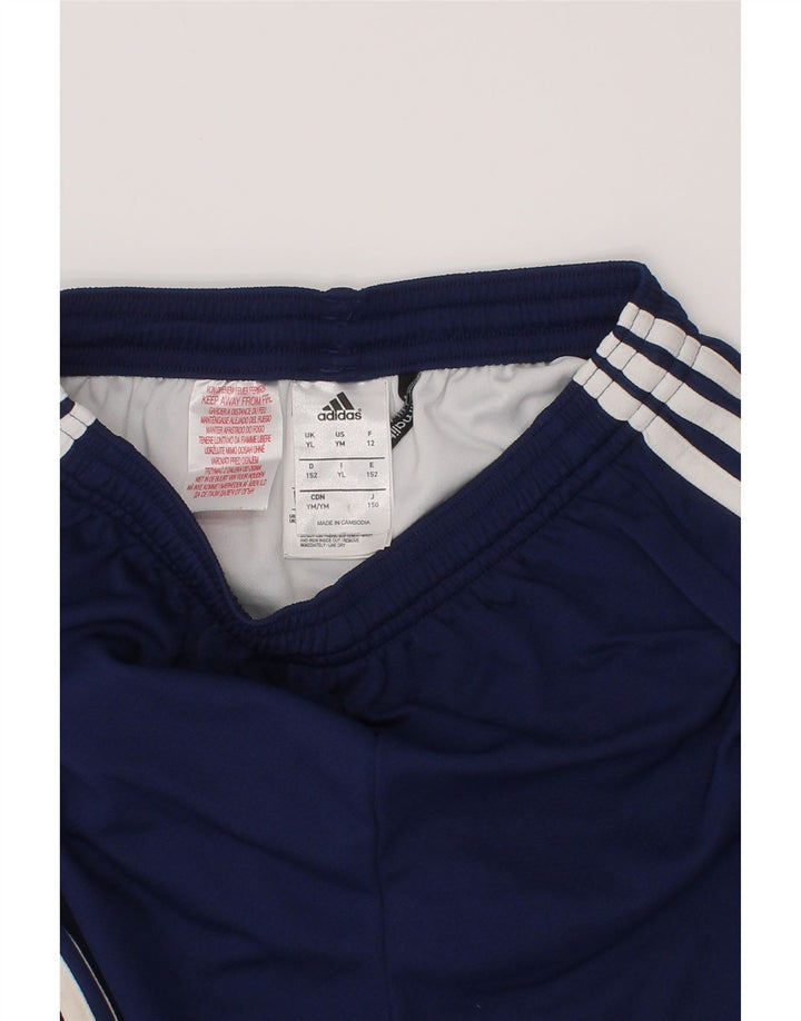 Adidas drenge Climalite sportsshorts 13-14 år marineblå polyester