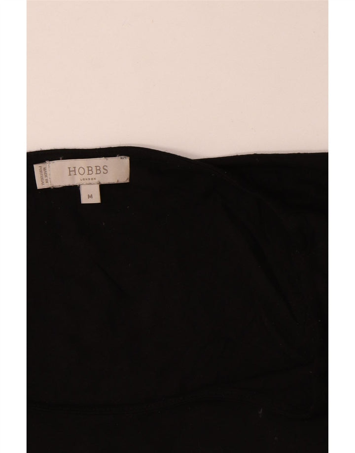 Hobbs Dame Top 3/4 ærmer UK 12 Medium Sort Viscose