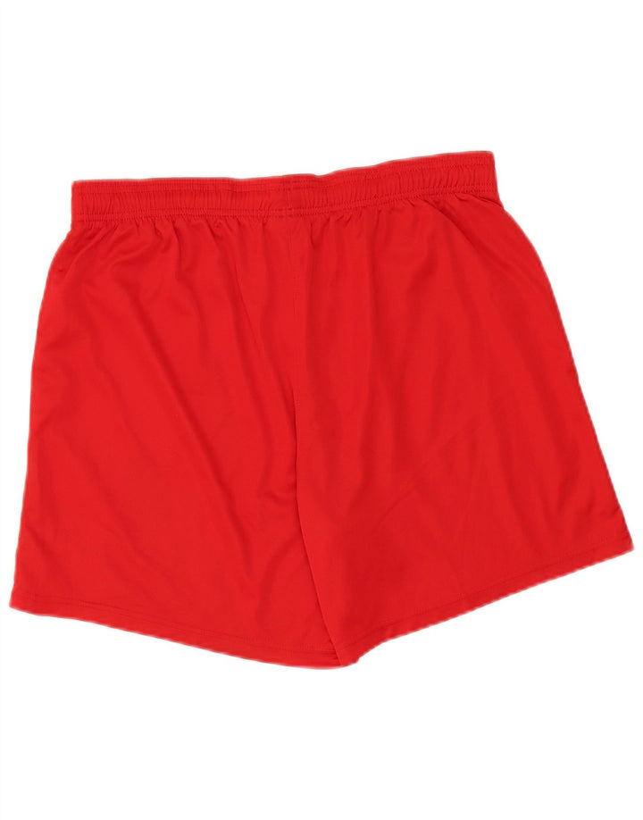 Nike Herre Dri Fit sportsshorts store røde polyester