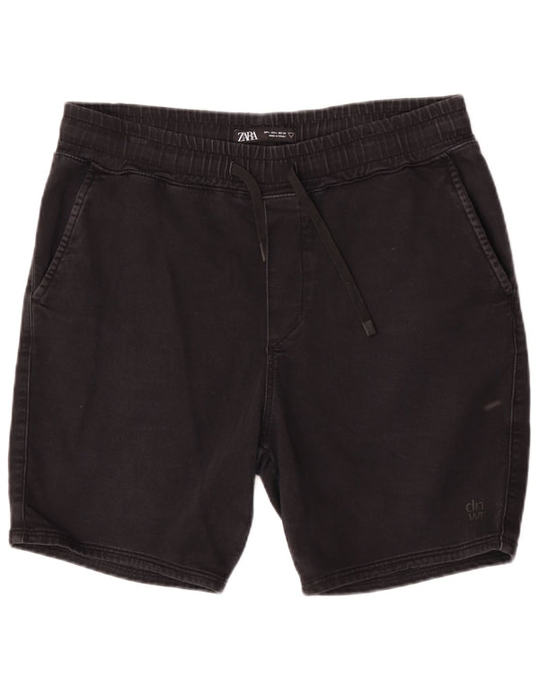 Zara Herre Casual Shorts Large W34 Sort