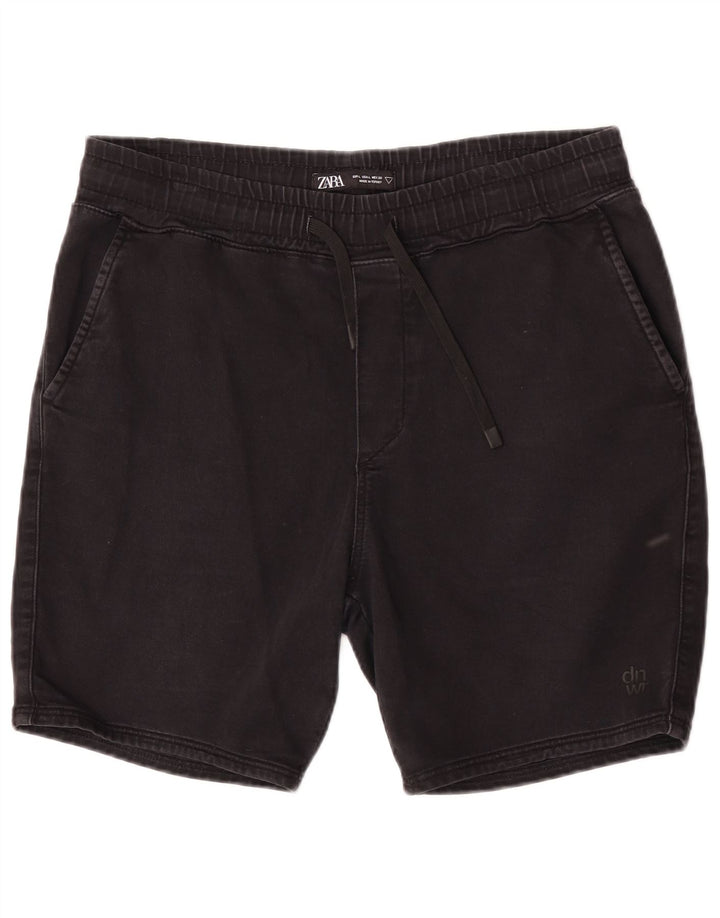 Zara Herre Casual Shorts Large W34 Sort