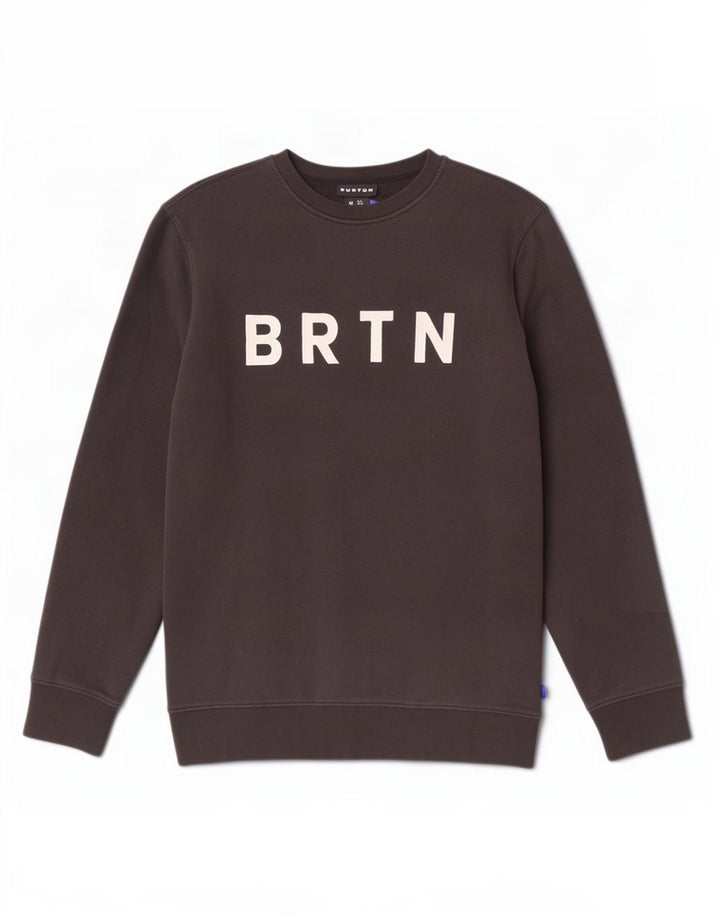 Burton Herre Grafisk Sweatshirt Jumper Medium Sort Bomuld