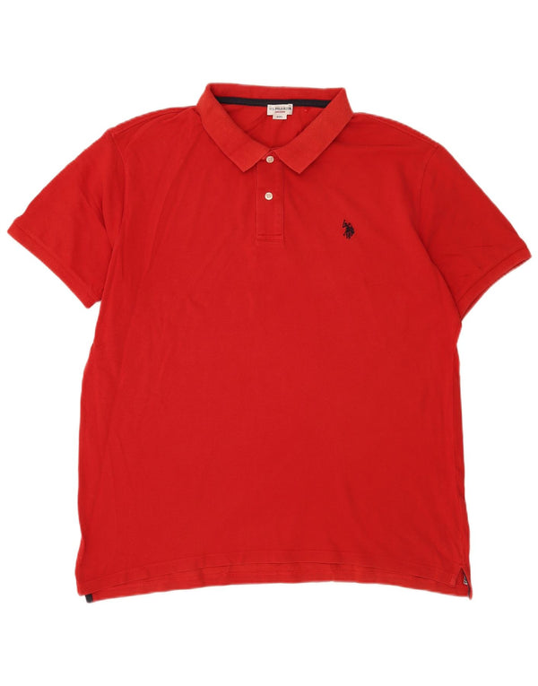 U.S. Polo Assn. Herre poloskjorte 2XL Rød