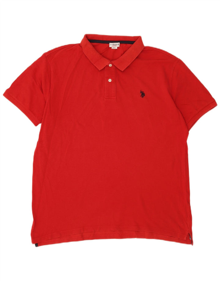 U.S. Polo Assn. Herre poloskjorte 2XL Rød