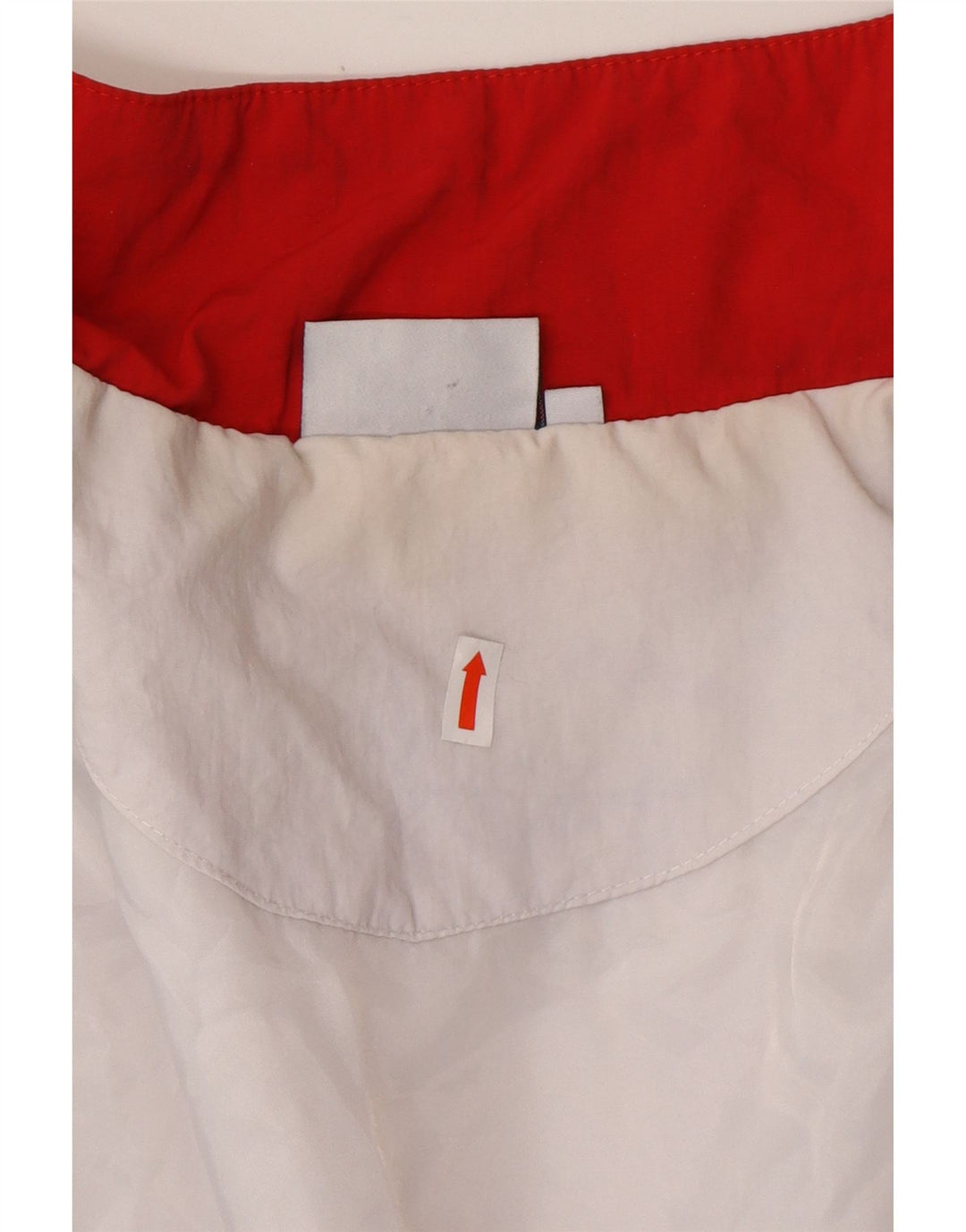 FILA Womens Oversized Tracksuit Top Jacket UK 6 XS Navy Blue Colourblock