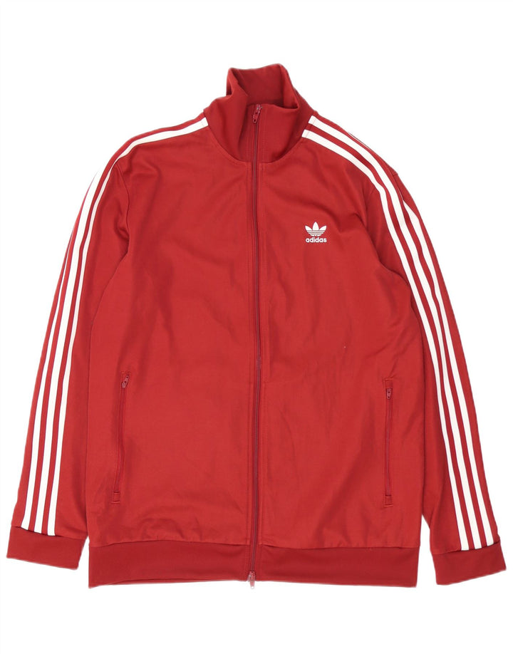 Adidas Træningsdragt til mænd Top jakke Large Bourgogne Polyester