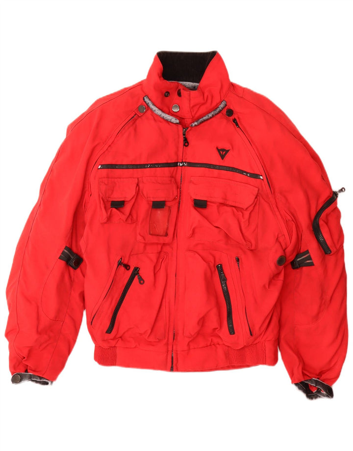 Dainese Racerjakke til mænd str. 50 Medium Rød Nylon