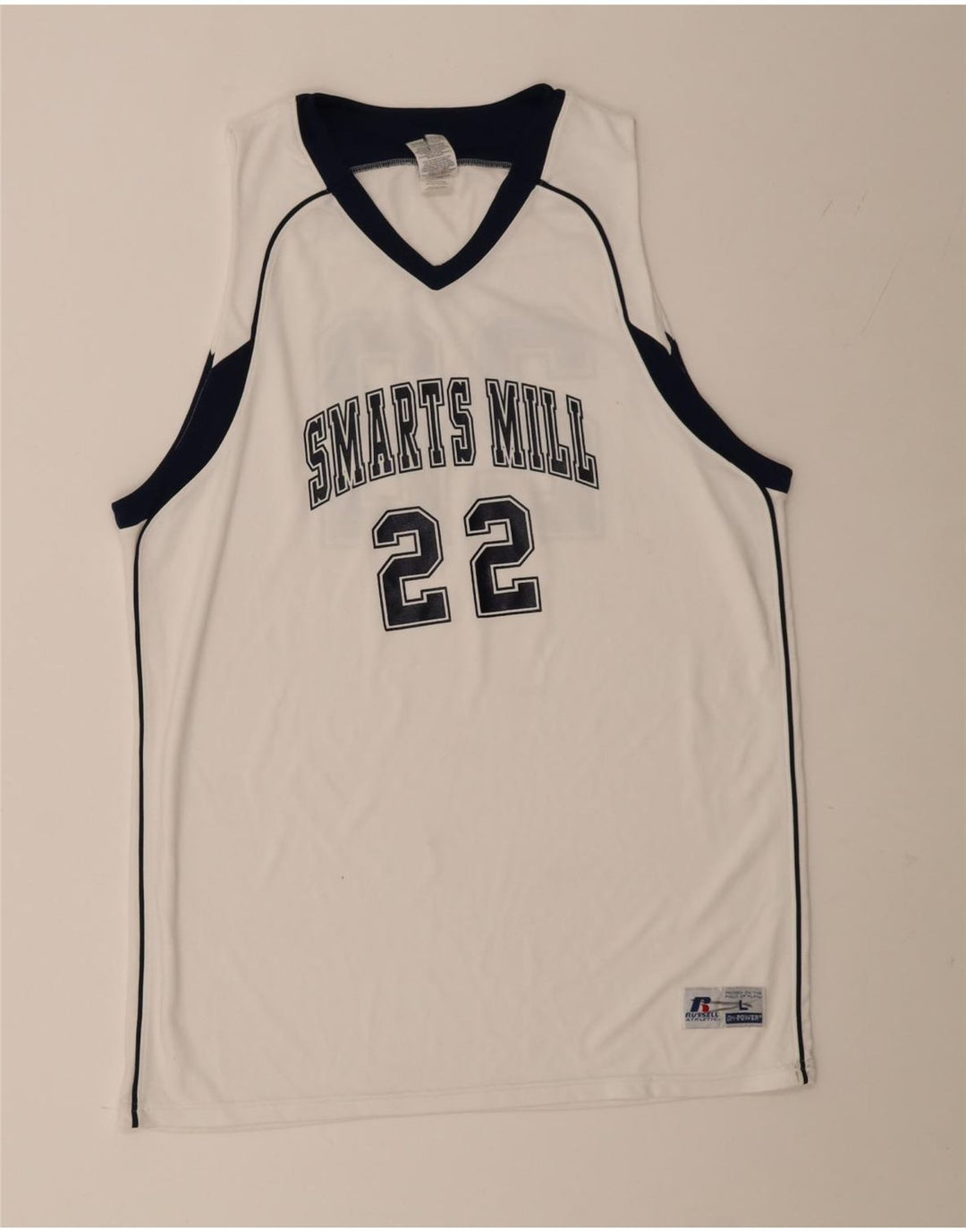 Russell Athletic Herre Grafisk Vest Top Stor Hvid Colourblock Polyester