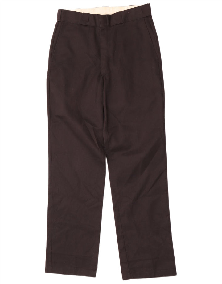 Dickies Lige Chinobukser til mænd W32 L34 Sort polyester
