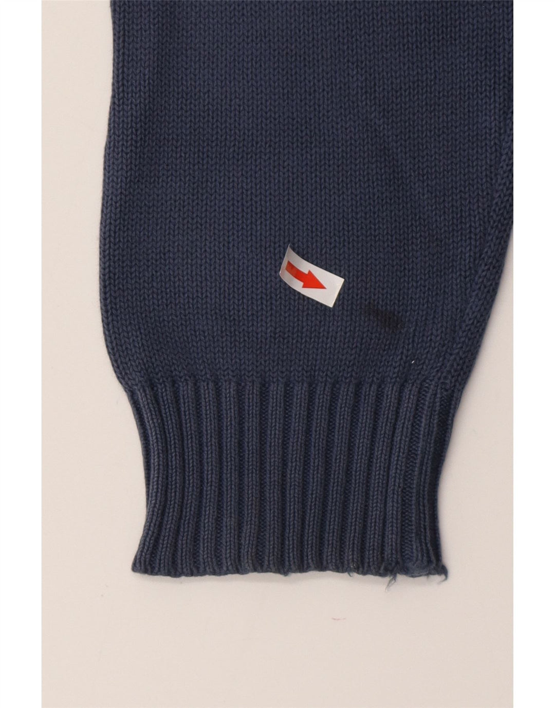 HACKETT Herre trøje med rund hals, medium marineblå bomuld