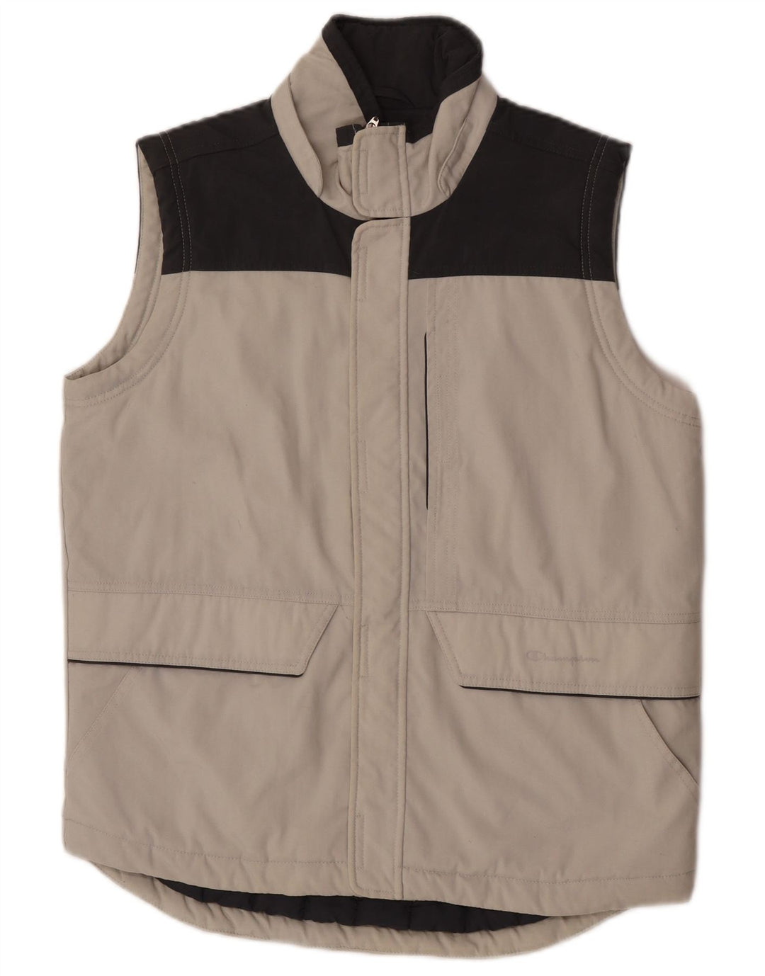 Champion Polstret Gilet UK 36 Small Grey Colourblock Polyamid