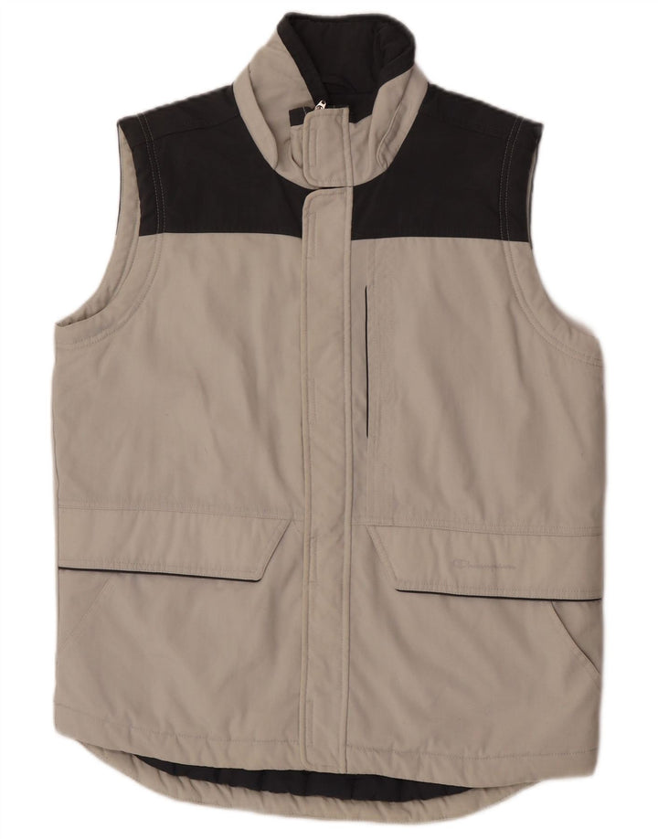 Champion Polstret Gilet UK 36 Small Grey Colourblock Polyamid