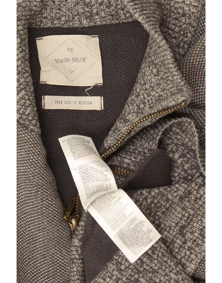 White Stuff Herre cardigan sweater Medium Grey Bomuld