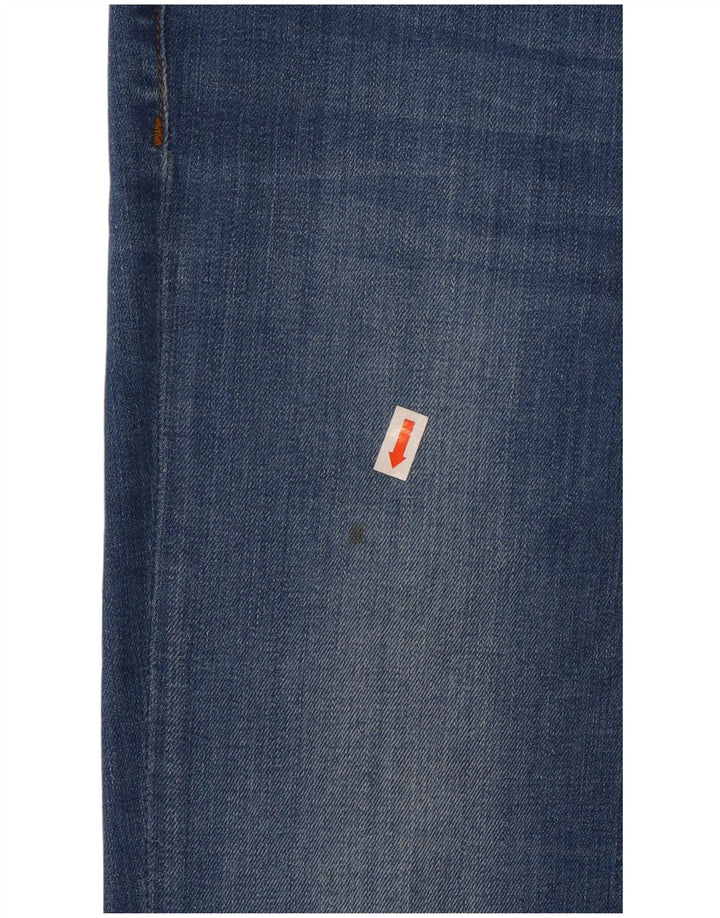 ZARA Dame Flared Jeans EU 34 2XS W24 L34 Blå Bomuld