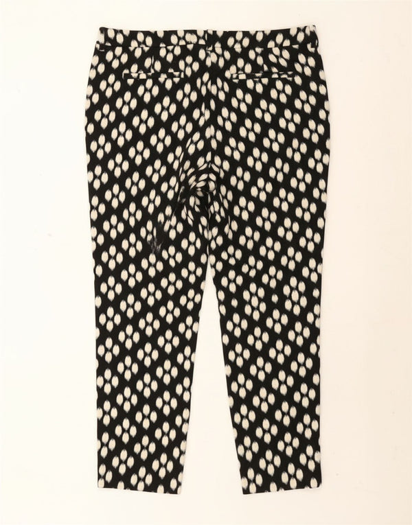 Hobbs koniske Chinobukser til kvinder UK 18 XL W36 L28 Sort plettet bomuld