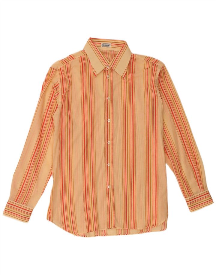 Cassera herreskjorte medium orange stribet