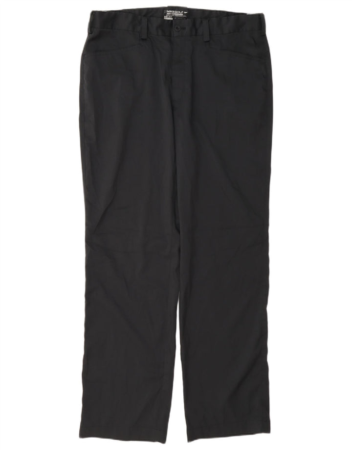 Nike Herre Golf Lige Casual Bukser W34 L31 Marineblå Polyester