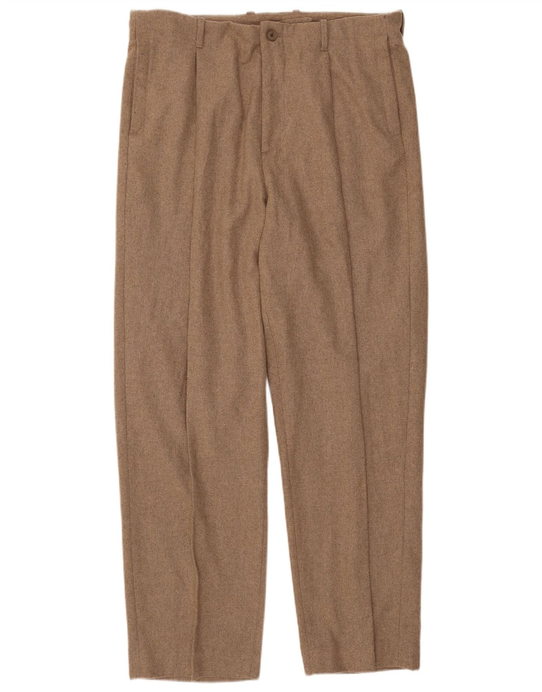 Zara Herre Pegged Chino Bukser EU 44 Large W34 L30 Beige Polyester